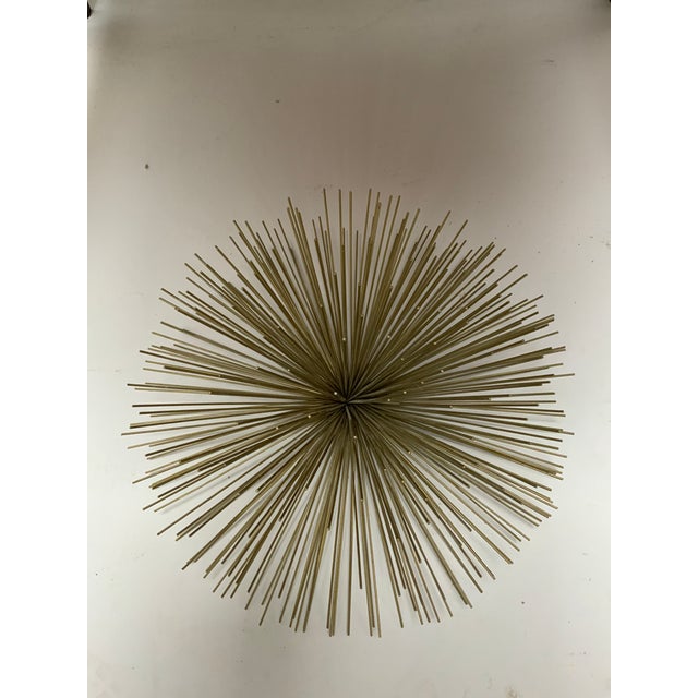 1990s Set of 3 Vintage Bronze Starburst Wall Sculptures in the Style of Curtis Jere For Sale - Image 5 of 9