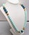 Mid-Century Modern Vintage 1960s Signed Pauline Rader Beaded Art Glass Sautoir Necklace For Sale - Image 3 of 9