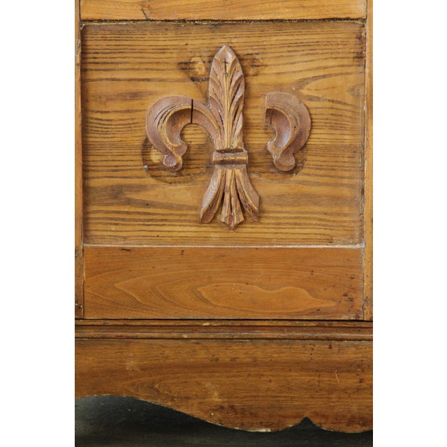 Vintage Farmhouse Danish Commode in Oak, 1890s For Sale - Image 14 of 18