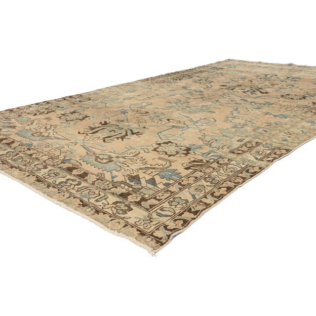 60954 Vintage Persian Hamadan Rug, 05'05 x 09'08. The Noble Legacy: A Vintage Persian Hamadan Masterpiece of Timeless...