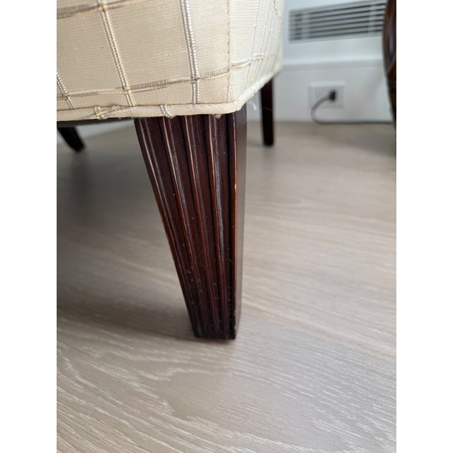 1990s Vintage Baker Knapp & Tubbs Slipper Chair For Sale - Image 5 of 7