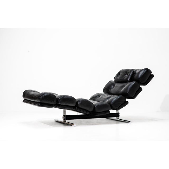 Chaise Lounge by Eric Deforce for Gervan, 1960s For Sale - Image 4 of 12