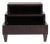 1990s Beautiful Barbara Barry for Baker Modern Regency Dark Mahogany Three-Tier Side Table For Sale