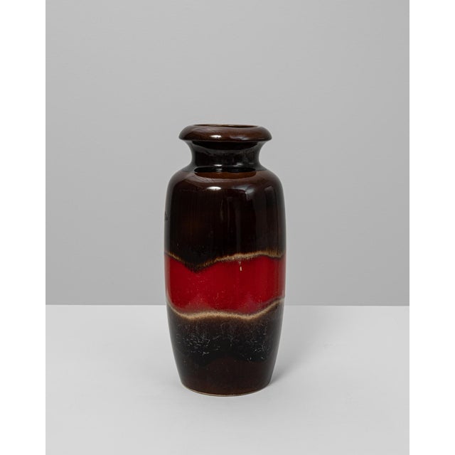 20th Century German 'W. Germany' Ceramic Vase For Sale - Image 10 of 18