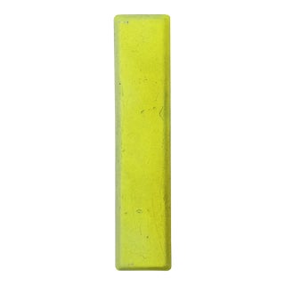 1960s Rustic Neon Yellow “i” Sign Beveled Letter For Sale