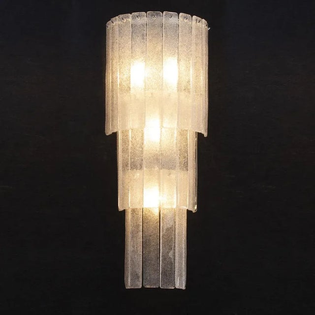 Mid-Century Modern Wall Light in Murano Glass, Italy, 1990s For Sale - Image 3 of 11