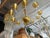 1970s Mid Century Modern Italian Glass Chandelier For Sale In West Palm - Image 6 of 9