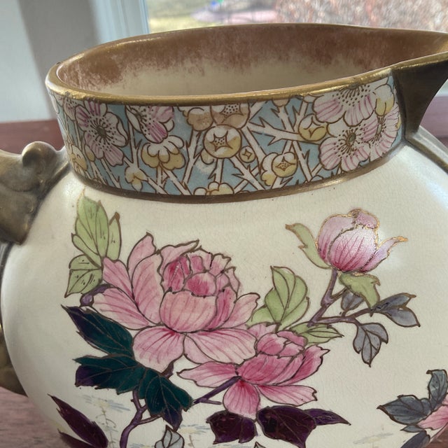 Shabby Chic Late 19th Century Royal Doulton Burslem Vase For Sale - Image 3 of 7