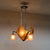 Atelier Petitot Art Deco Chandelier in Pressed Glass and Chromed Metal. France, 1930s. A refined art deco chandelier by...