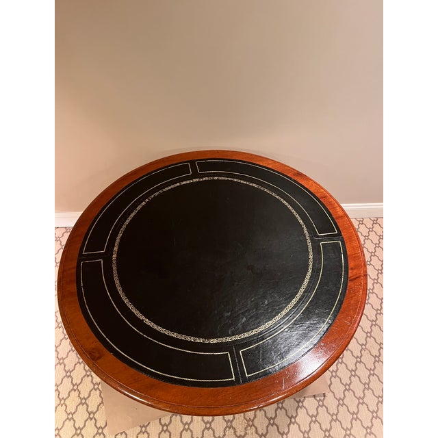 Round Restored Entryway/Conference Table.. Purchased from John Rosselli a well known antiques dealer in Georgetown,...