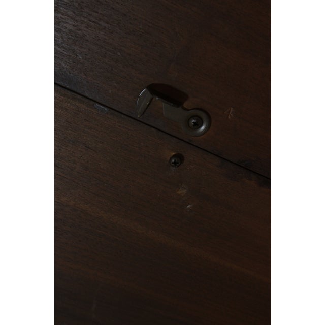 Henkel Harris Walnut Inlaid Oval Dining Table For Sale - Image 15 of 17