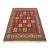 Gabbeh Rug 5′ X 6’4” Red Wool Vintage Tribal Hand-Knotted Oriental Carpet For Sale