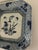 Antique Japanese Blue and White Octagonal Plate With Floral Design For Sale - Image 17 of 18