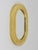 Beautiful Austrian modernist wall mirror. Designed and executed by Werkstätte Carl Aubock, Vienna/Austria. Made of gold-...