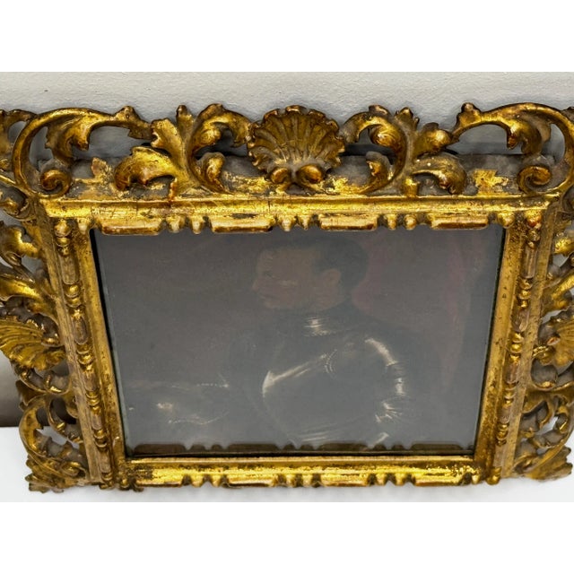 19th Century Florentine Medici Oil Portrait of Giovanni Delle Bande Nere For Sale - Image 9 of 11