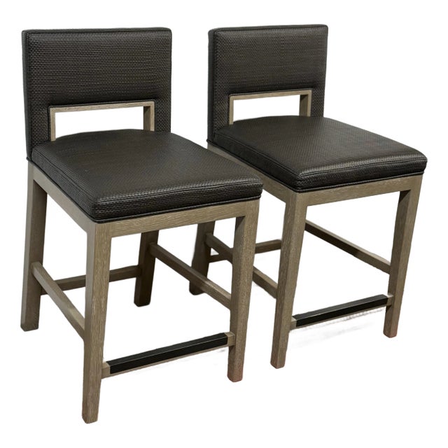 Erinn Valencich Cohen Counter Stools, a Pair For Sale