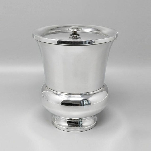 Silver Mid-Century Modern Ice Bucket from Macabo, Italy, 1960s For Sale - Image 8 of 8