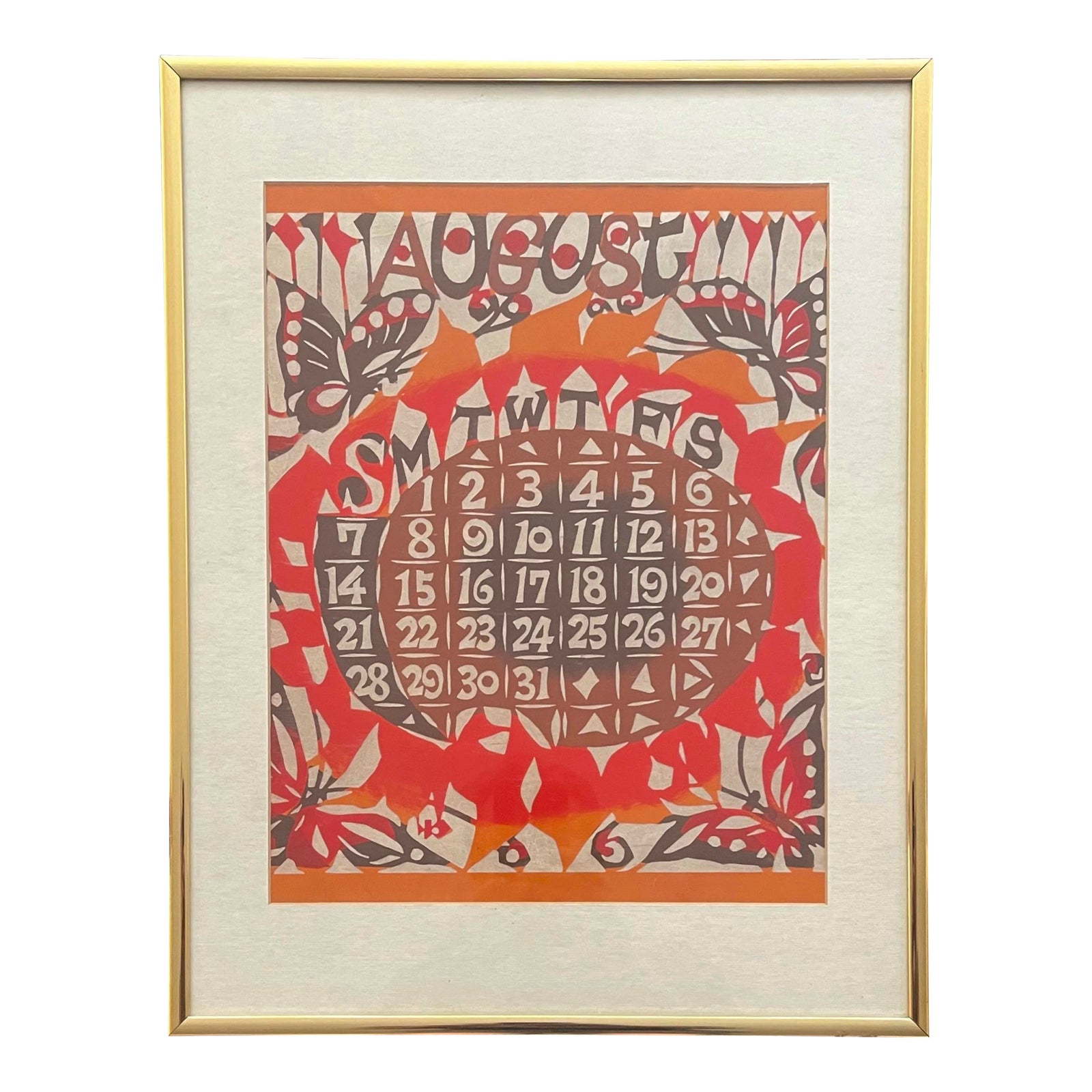 vintage-japanese-calendar-month-august-1966-chairish