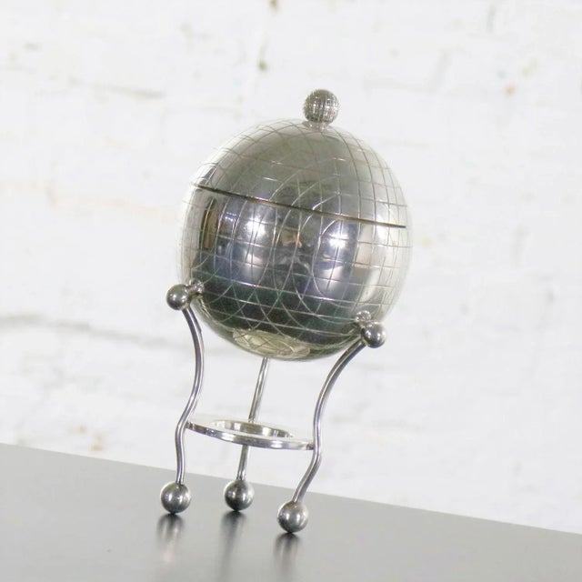 Latham & Morton Silver Plate Egg Warmer Globe Orb Shape Victorian For Sale - Image 4 of 13