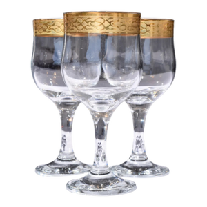 1990s Circleware "Classique" Wine Glasses (3)
