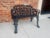 Cast iron grapevine loveseat. Perfect complement to iron railing also great for patio or garden!