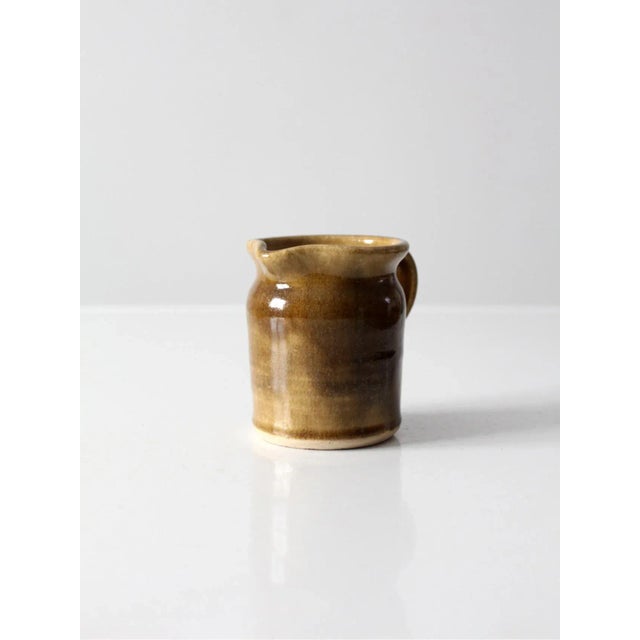 1980s Vintage Studio Pottery Creamer For Sale - Image 5 of 11