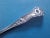 Art Nouveau 1909 Alvin Morning Glory Art Nouveau Sterling Silver Teaspoon - 'B' Monogram For Sale - Image 3 of 5