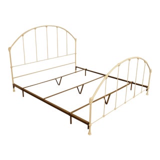 Victorian Style Iron King Size Bed For Sale