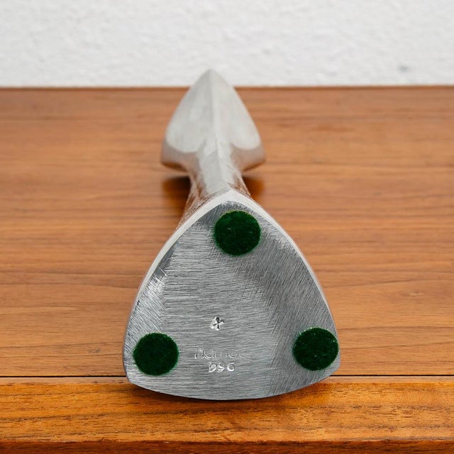 Mid Century Modern Nambe Candle Holders Set Two Made From Nambé Alloy Vintage MCM For Sale In Sacramento - Image 6 of 12