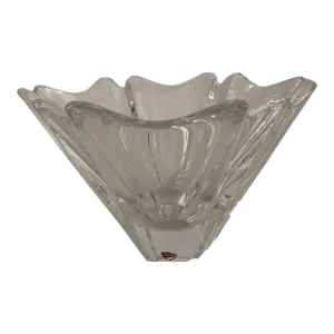 1980s Orrefors Orion Crystal Bowl