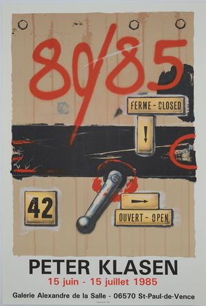 Peter Klasen, Expo 1985, Lithograph