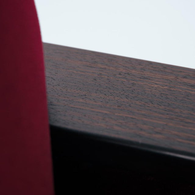 Vintage Dutch Art Deco Chairs in Red Velvet, 1920s, Set of 2 For Sale - Image 18 of 18