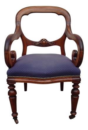 Antique Victorian Armchair in Walnut, 1890s