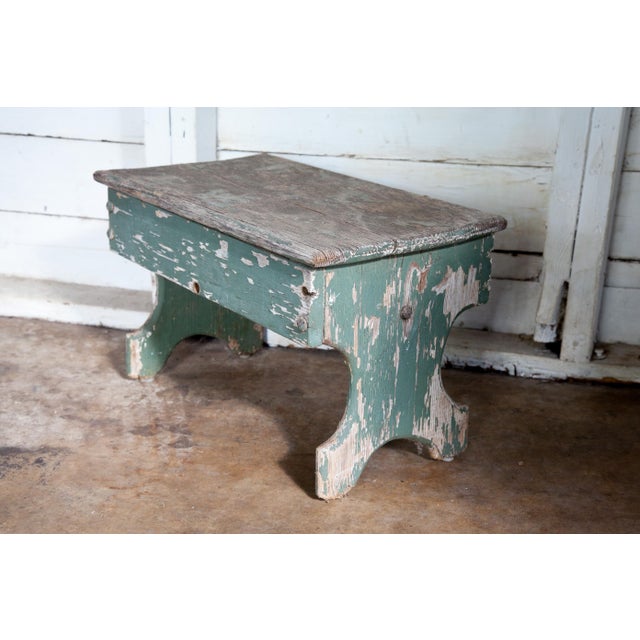 Green Mid 20th Century Rustic Texan Wood Garden Box Table For Sale - Image 8 of 8