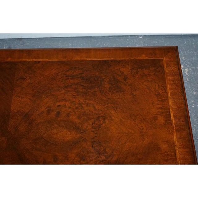 Large Georgian Burr Walnut Coffee Table from Brights of Nettlebed London For Sale - Image 15 of 18