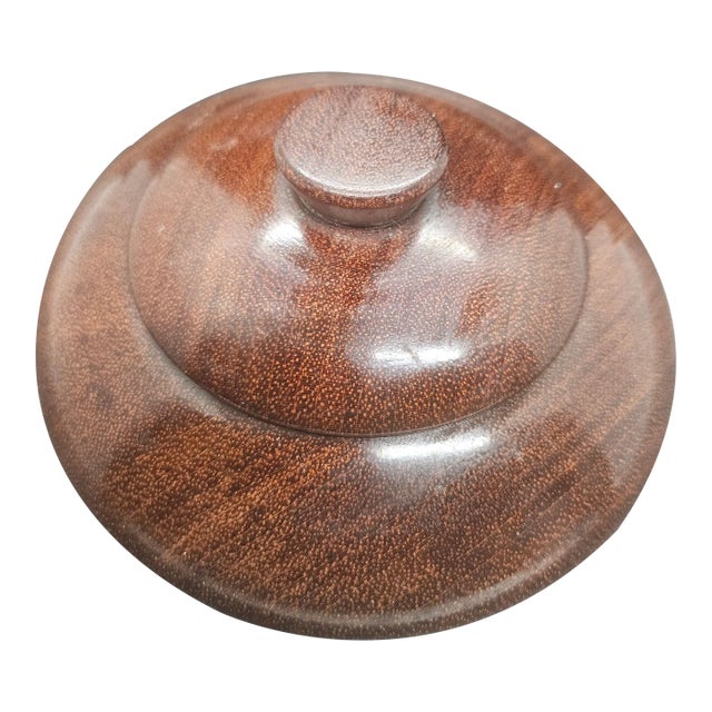 Vintage "Treenware" Trinket Box For Sale