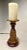 English Traditional Alabaster & Wood Small Table Lamp For Sale - Image 4 of 13
