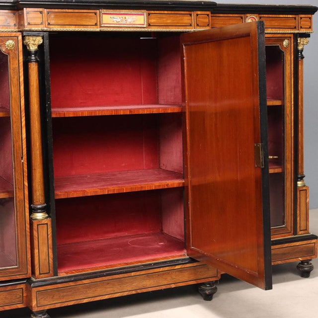 Antique English Victorian Credenza For Sale - Image 3 of 15