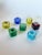 A rare whimsical and colorful collection of small cube shaped glass fishing floats. Made in Japan in 1950s. These were...