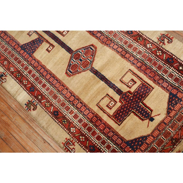 Tribal early 20th Century Camel Hair Persian Serab Runner