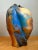Vintage Abstract Drip Glaze Ceramic Vase For Sale - Image 4 of 12