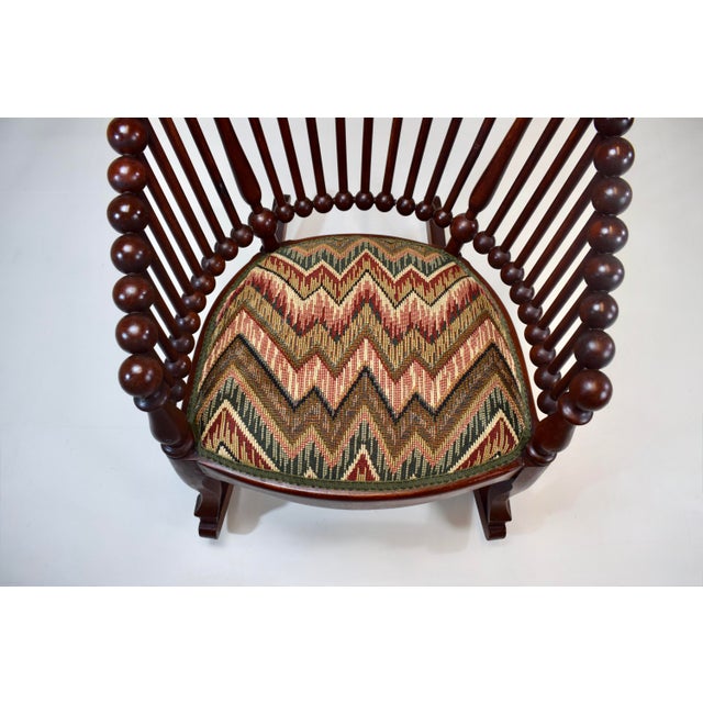Antique Late 19th Century George Hunzinger "Lollipop" Rocking Chair For Sale In Philadelphia - Image 6 of 13