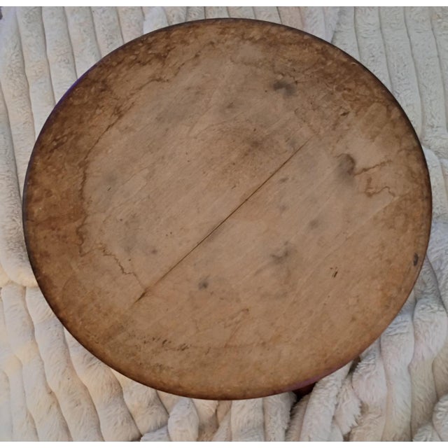 Mid-Century Modern Antique Stickley 3 Leg Milking Stool For Sale - Image 3 of 8