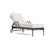 Brown Jordan Calcutta Adjustable Chaise Lounge, Textured Pewter frame with Fusion Natural fabric For Sale - Image 12 of 12
