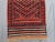 Vintage Afghan Hand-Knotted Tribal Runner Rug, Red Wool Geometric Entryway Rug For Sale - Image 9 of 11