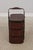1900 - 1909 Vintage Chinese Tiered Rattan Wedding Basket For Sale - Image 5 of 16