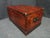 Leather Covered & Brass Studded Chest, 1870s For Sale - Image 6 of 8