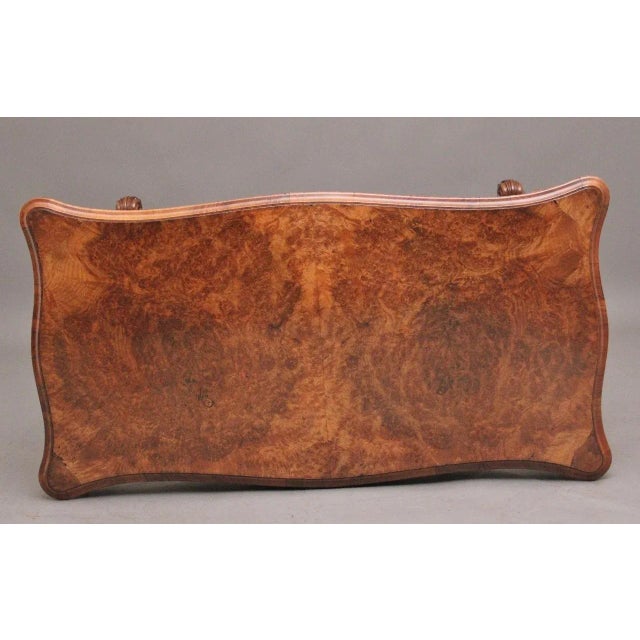 Antique Burr Walnut Centre Table, 1860 For Sale - Image 3 of 12