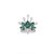 Set in 18k Gold, 3.80 Carats, Natural Zambian Emerald & Diamonds Cocktail Ring, Us Size 6 For Sale - Image 11 of 13