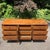 Broyhill Brasilia Mid Century Modern Broyhill Brasilia 9 Drawer Walnut Lowboy With Two Mirrors For Sale - Image 4 of 12